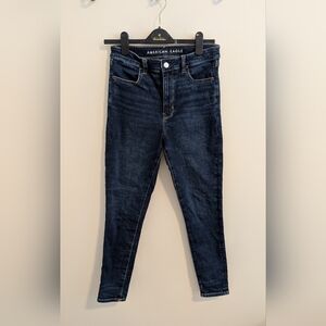 American Eagle Outfitters Dark Blue Skinny Jeans